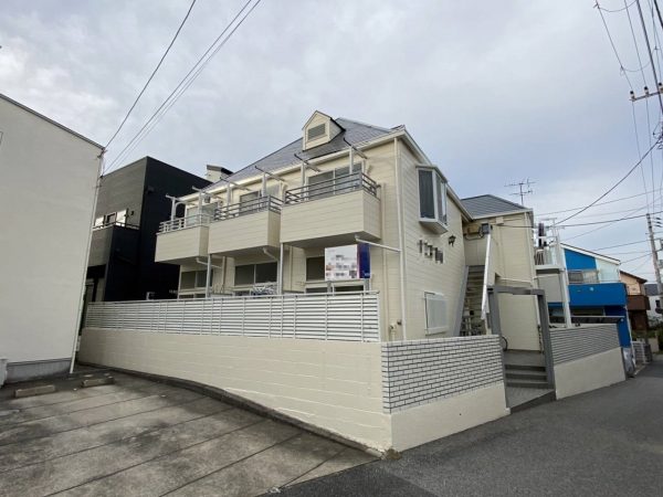 千葉市　マンション　after　外壁塗装　屋根塗装　付帯部塗装　塀塗装　シーリング　漏水調査