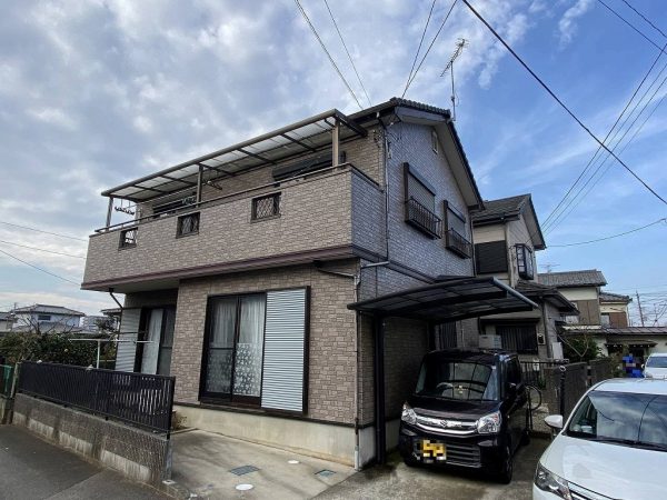 八千代市　before　外壁塗装　屋根塗装　付帯部塗装　シーリング　バルコニー防水　波板交換