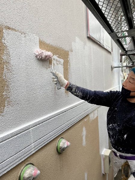 千葉　外壁塗装　下塗り　セーフフィラー