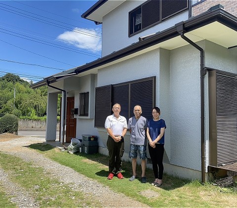 千葉市で外壁塗装・屋根カバー工事をされたT様邸のご紹介